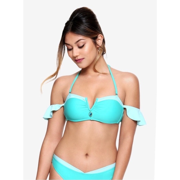 Disney Other - DISNEY Princess Jasmine Aladdin Bandeau & Hipster Bikini Set Size L/XL LIKE NEW